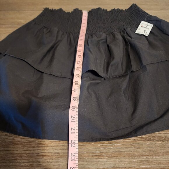 HT 360 Collective Layered Mini Skirt NWT Black 2XL - Picture 3 of 11